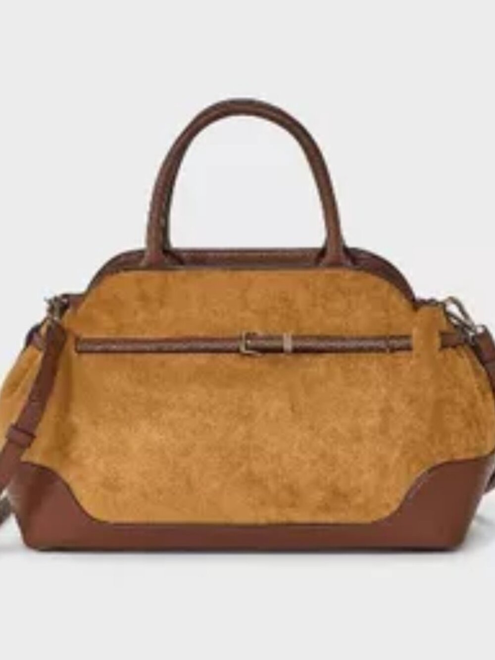 A new day suede purse handbag